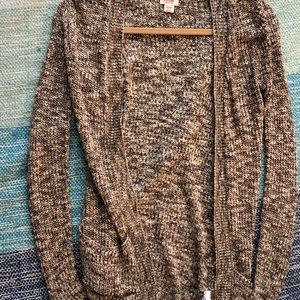 Speckled brown cardigan